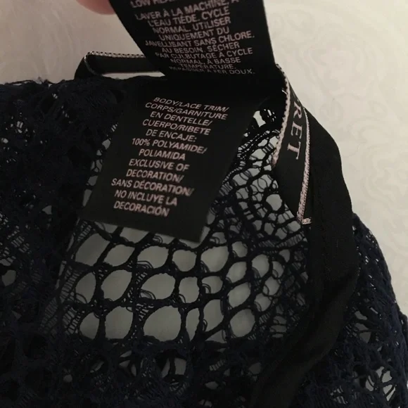 Navy blueVictoria’s Secret crochet lace be… - Picture 13 of 13